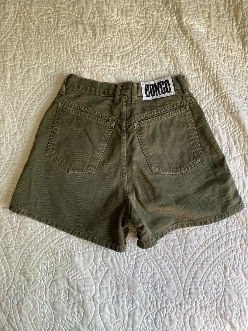 Vintage Green BONGO Shorts